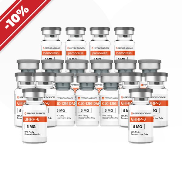 Peptidkur: für Kraft und Masse. GHRP-6 + CJC-1295 + Ipamorelin