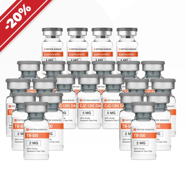 Peptidverlauf: bei Behandlung. TB-500 + CJC-1295 + Ipamorelin