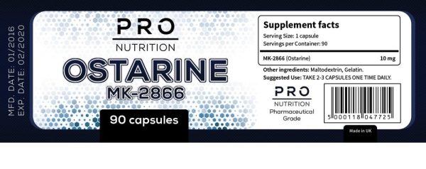 Ostarine MK 2866 10mg Pro Nutrition