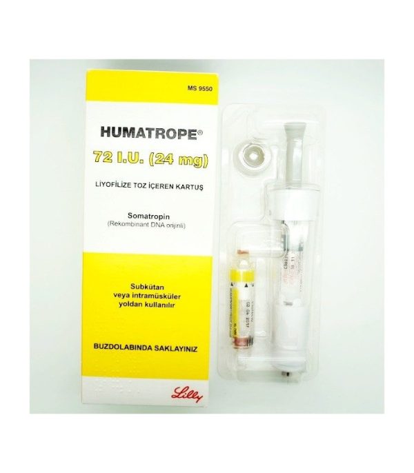 Humatrope Lilly 72 IE (24 mg) Somatropin