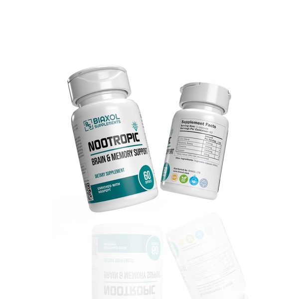 Nootropic (60 capsules) Biaxol Supplements - Imagen 2