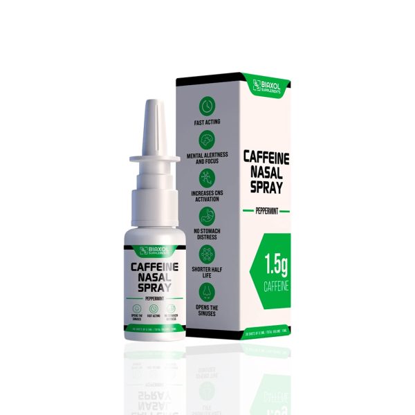 Caffeine Nasal Spray 15 ml Biaxol Supplements - Imagen 2