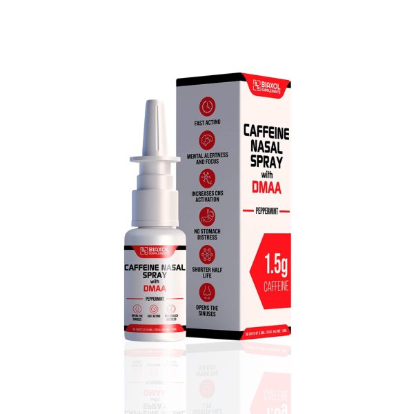 Caffeine with DMAA Nasal Spray 15 ml Biaxol Supplements - Imagen 2