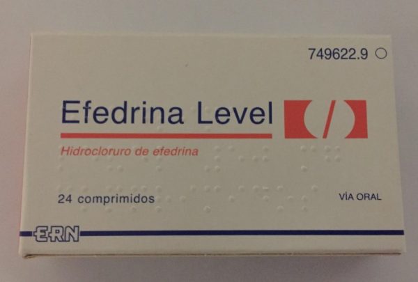 Nivel de Efedrina 50 mg